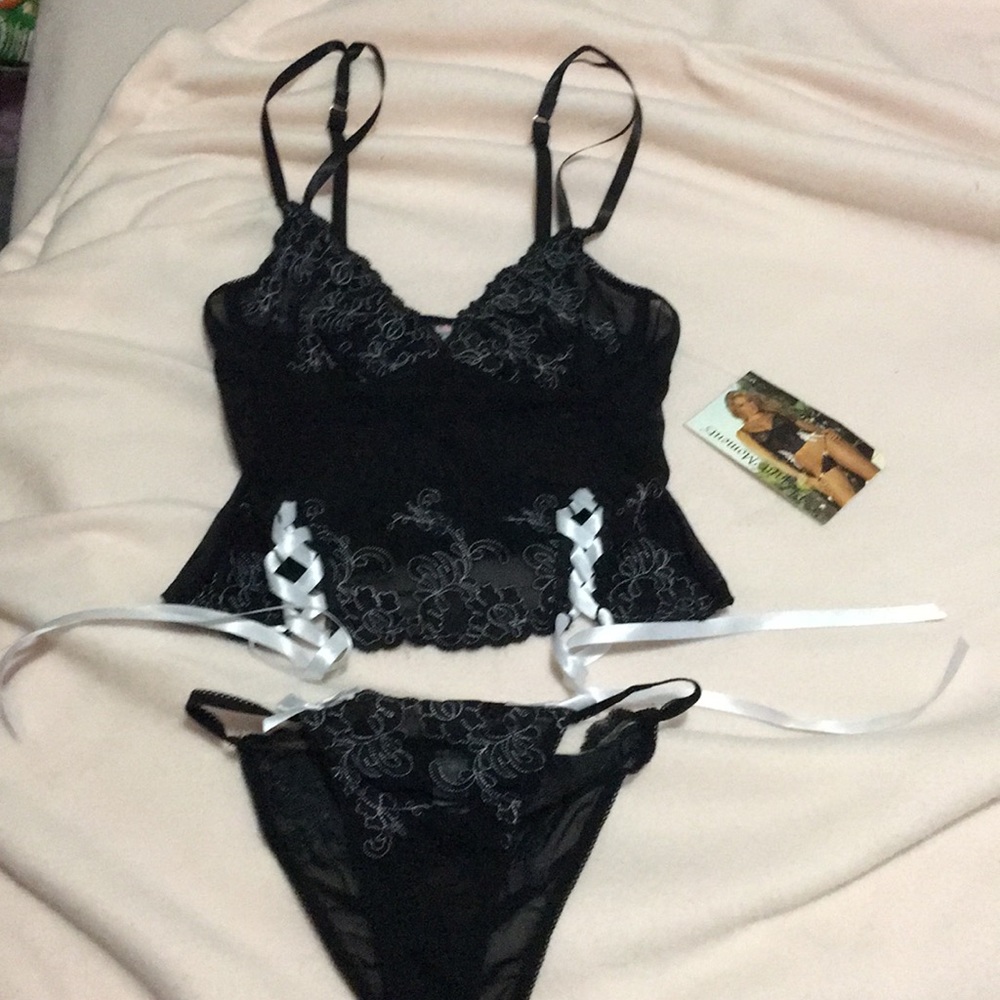 Black and white matching set